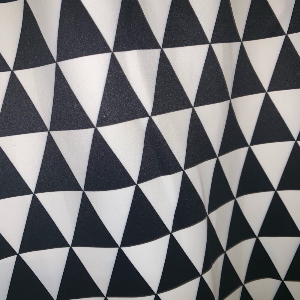 Asymmetrical Triangle Mini Dress - Picture 2 of 2